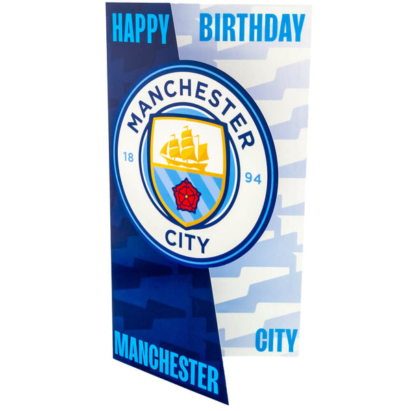 Manchester City Logo fødselsdagskort