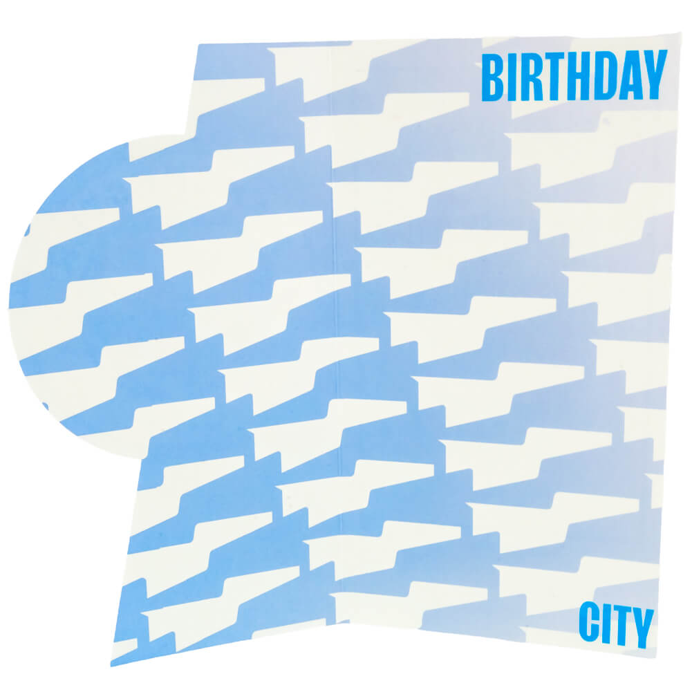 Manchester City Logo fødselsdagskort