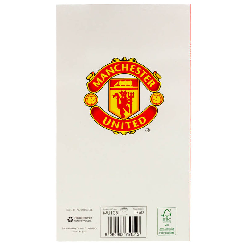 Manchester United Fødselsdagskort far
