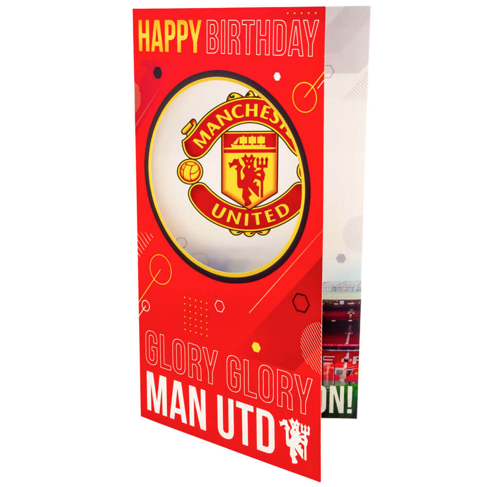Manchester United Glory fødselsdagskort