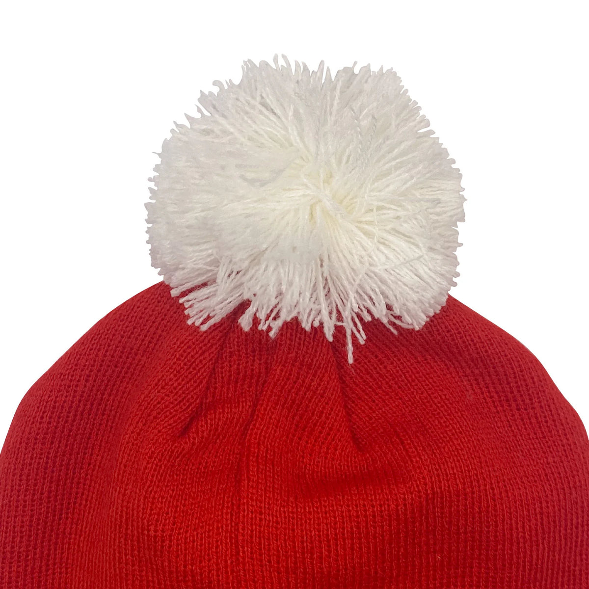 Retro strikket bobble-hue i fodboldklubbens farver