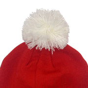 Retro strikket bobble-hue i fodboldklubbens farver