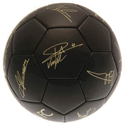 Liverpool FC Foldbold sort/guld - Størrelse 5