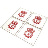 Liverpool FC Glas coasters - 4 stk