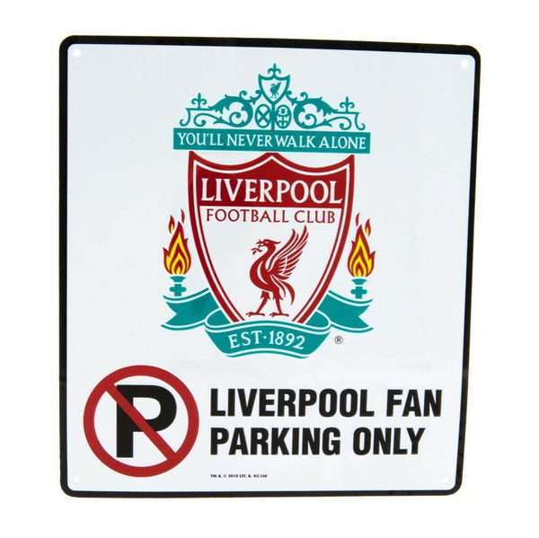 Liverpool FC Ingen parkering skilt