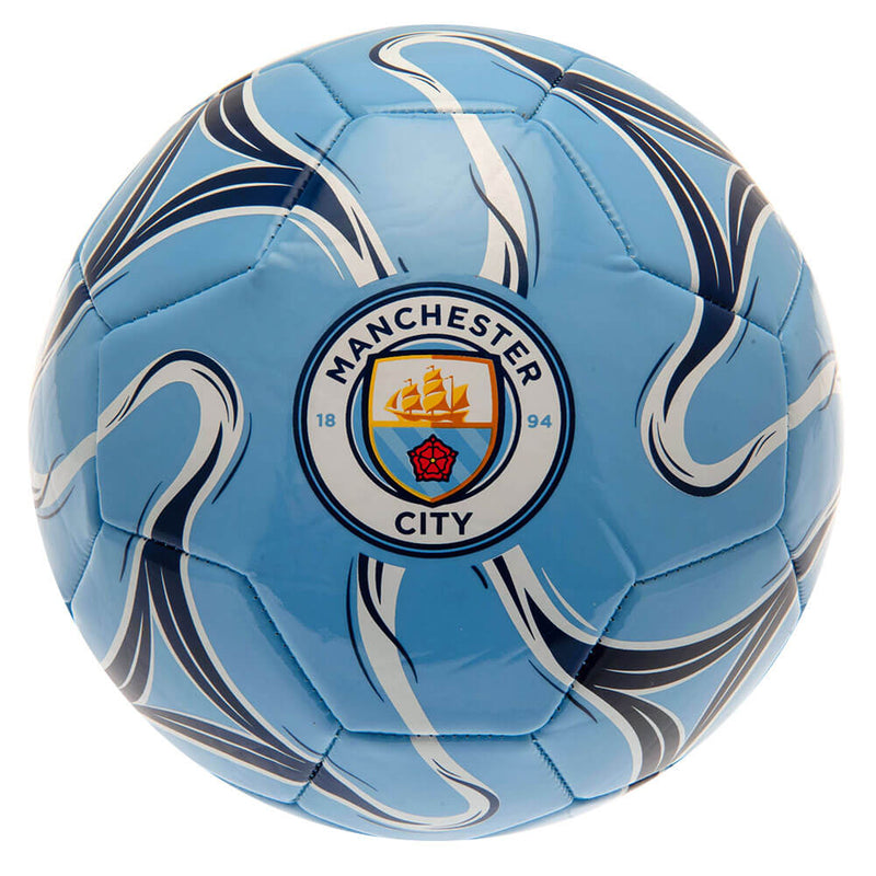 Manchester City FC Fodbold Blå - Størrelse 5