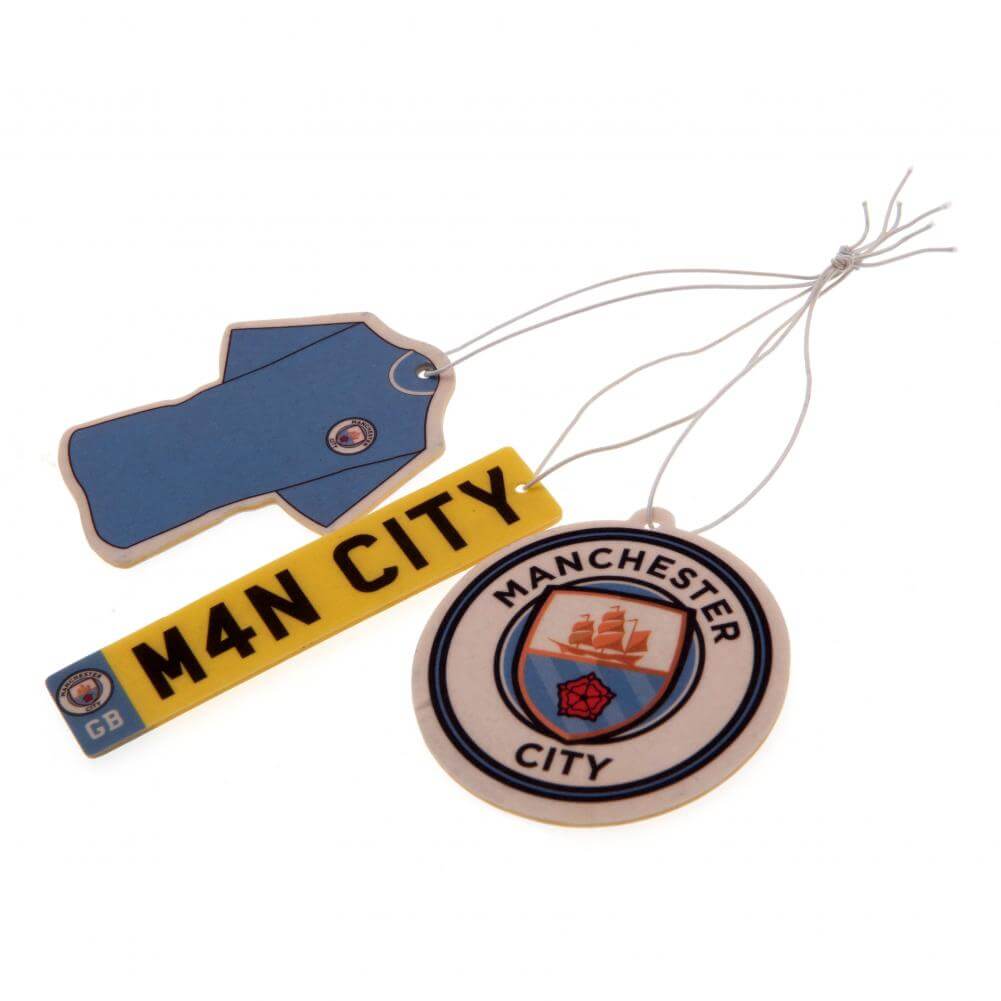 Manchester City FC Luftfriskere - 3 stk