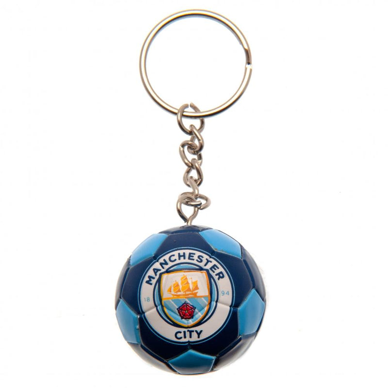 Manchester City FC Fodbold nøglering