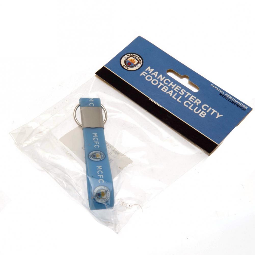 Manchester City FC Silicone nøglering