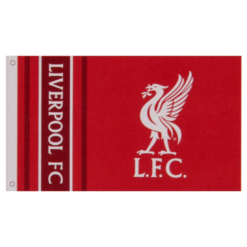 Liverpool FC Flag - Rød/hvid