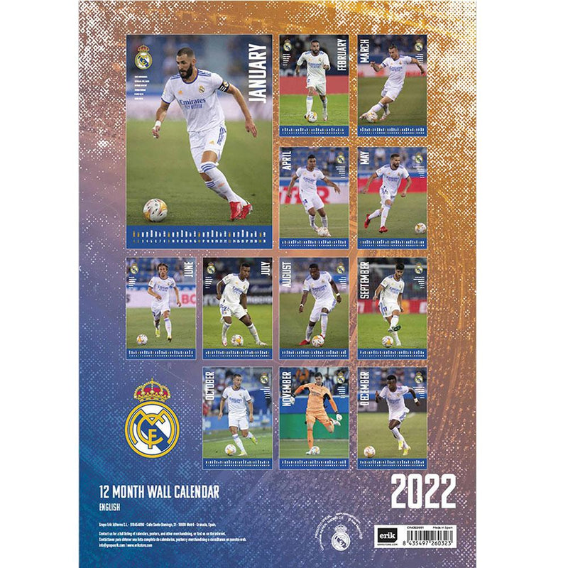 Real Madrid FC Kalender 2022