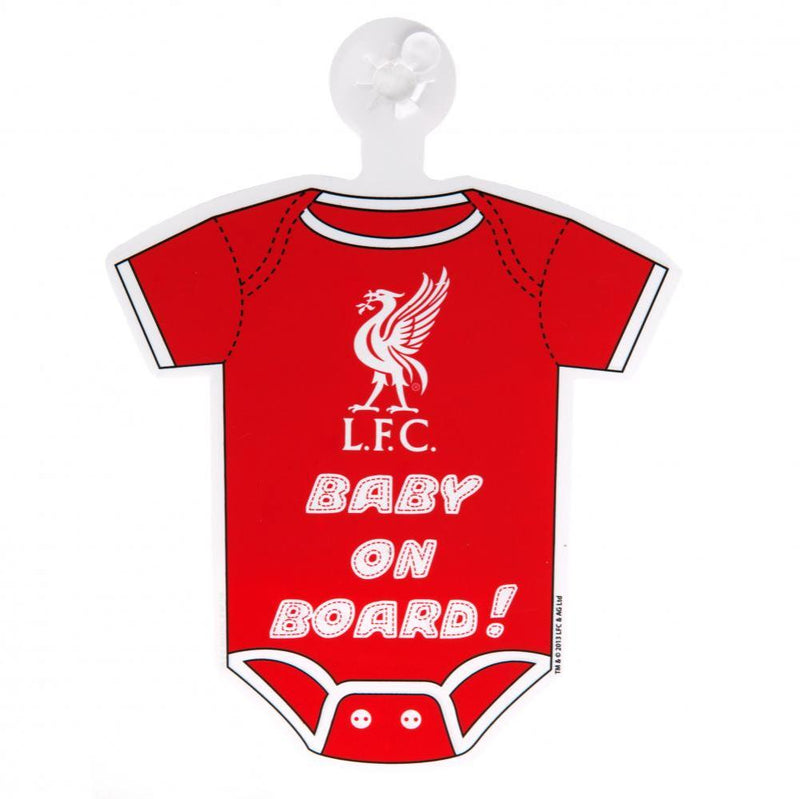 Liverpool FC Baby On Board skilt