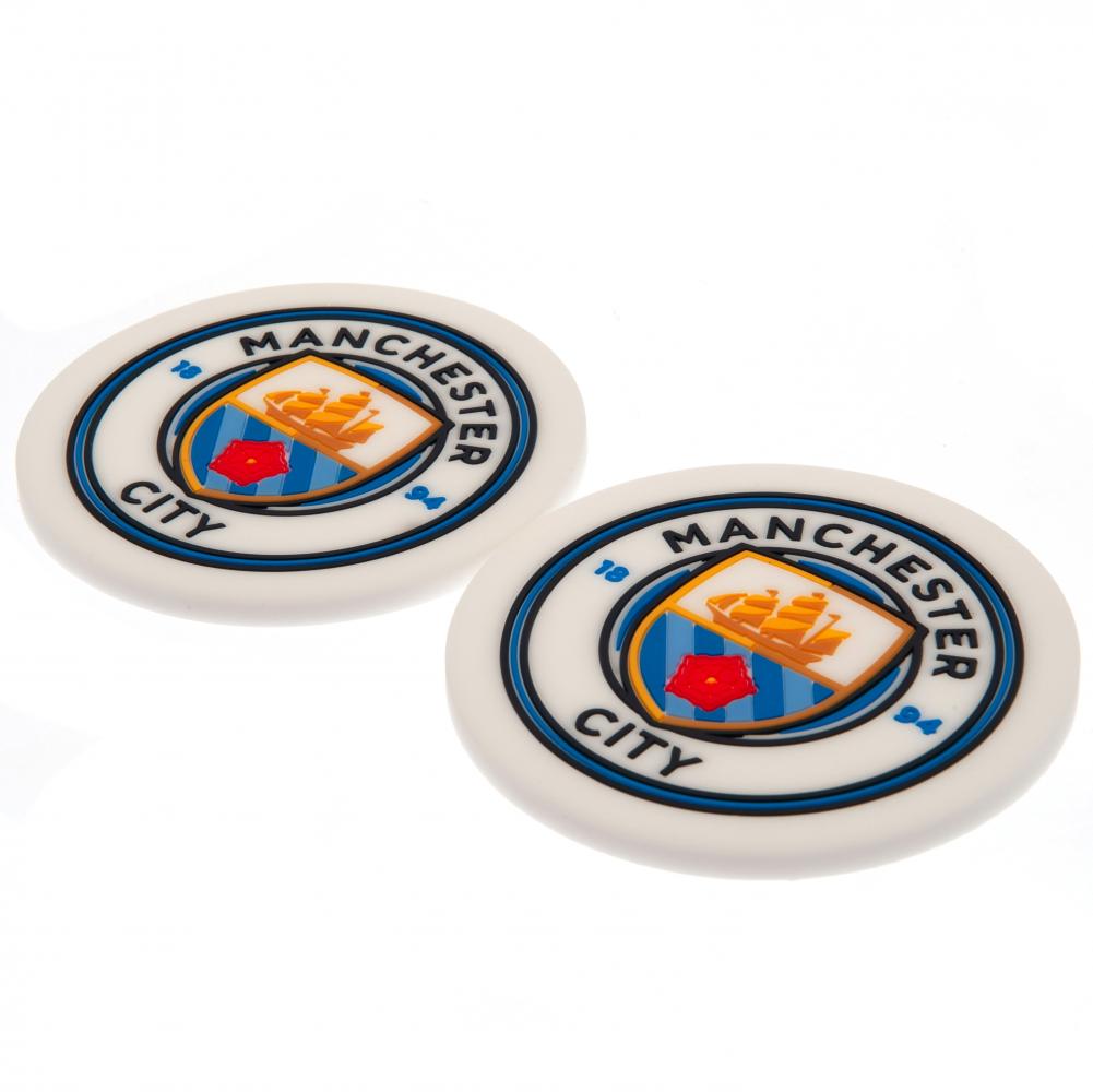 Manchester City FC Coaster sæt - 2 stk