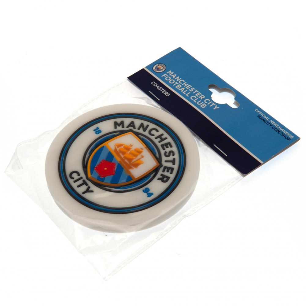 Manchester City FC Coaster sæt - 2 stk