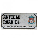 Liverpool FC Anfield Road metal skilt