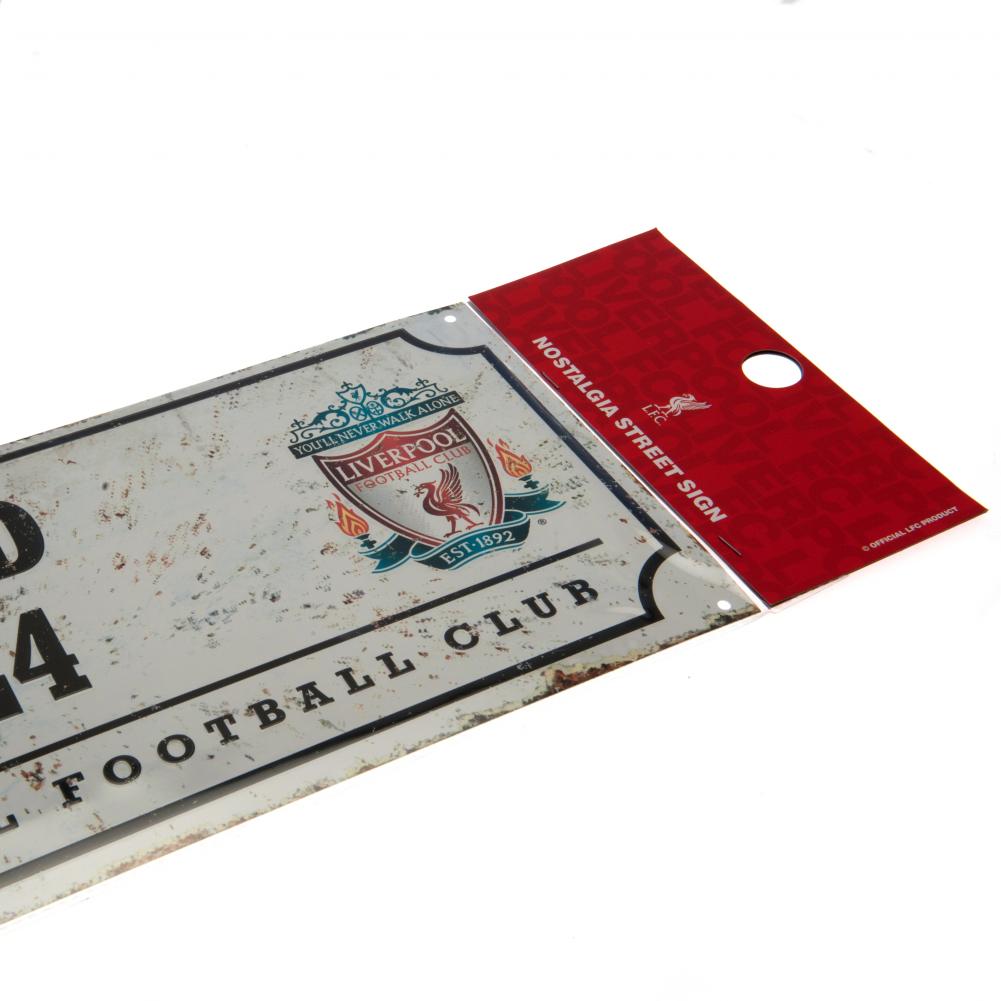 Liverpool FC Anfield Road metal skilt