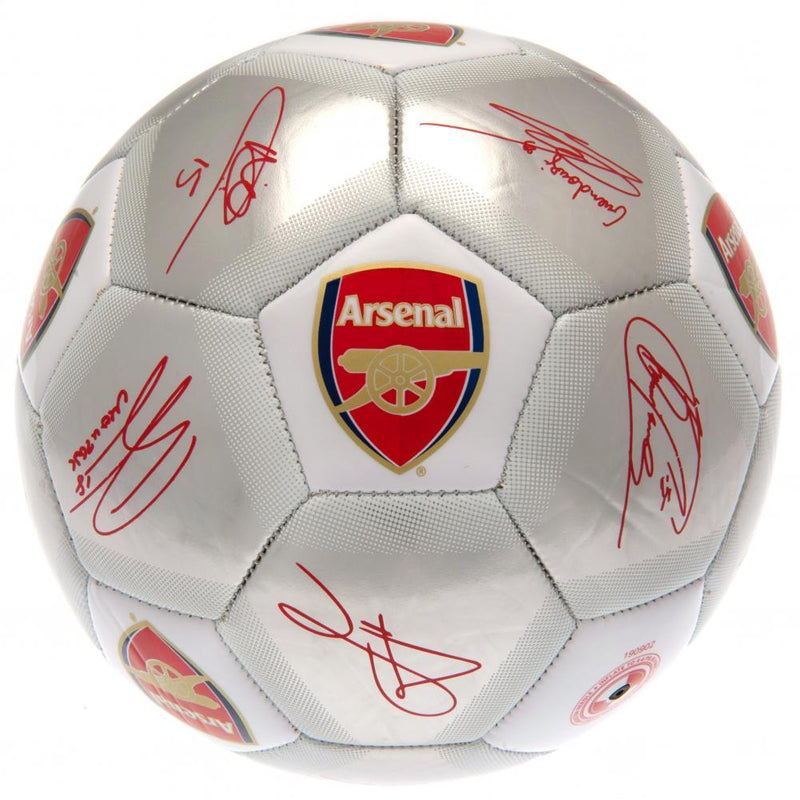 Arsenal FC Fodbold med underskrifter