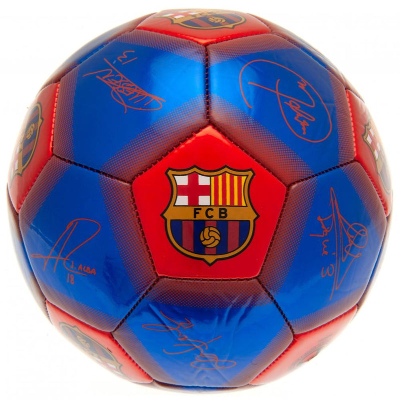 FC Barcelona Fodbold m. underskrifter