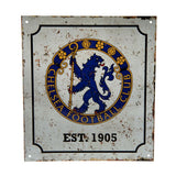 Chelsea FC Retro logo skilt - 23 cm x 25 cm