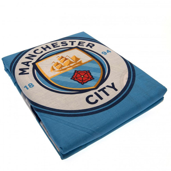 Manchester City FC Sengetøj - 200 cm. x 135 cm