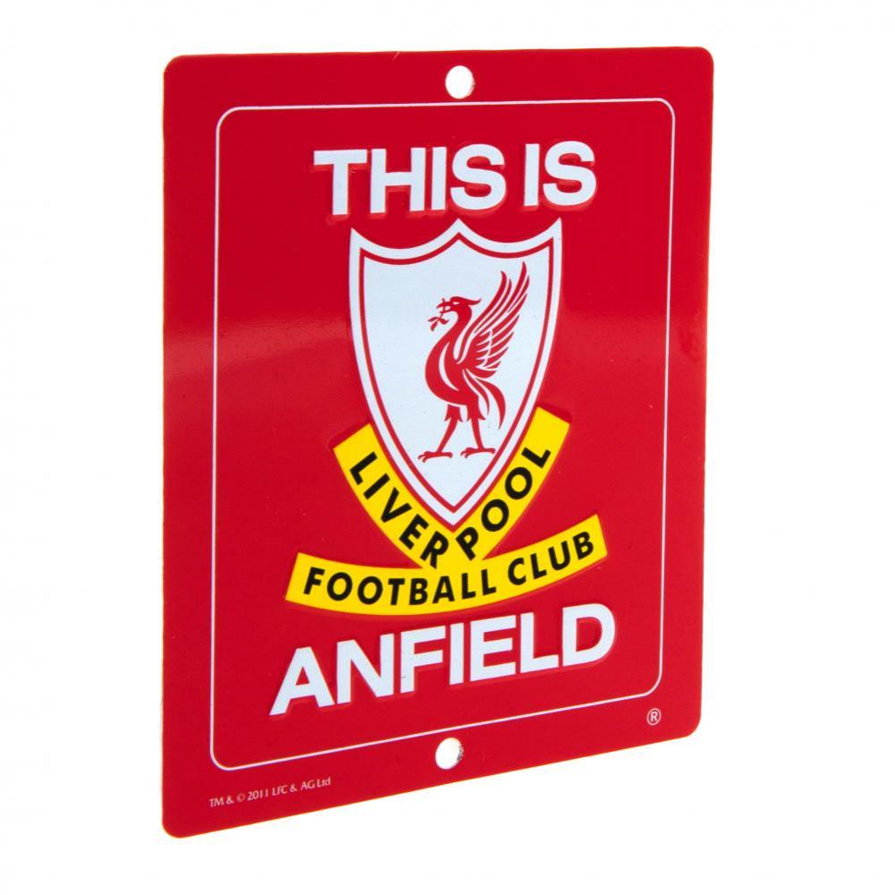 Liverpool FC Vindue skilt - Rød