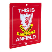 Liverpool FC Vindue skilt - Rød