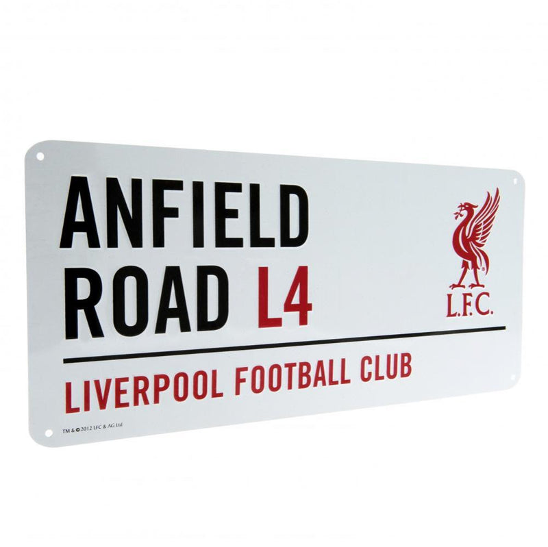 Liverpool FC Anfield Road metal skilt