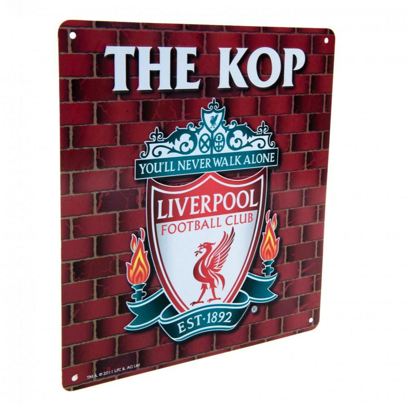 Liverpool FC The Kop skilt - 23 cm x 25 cm