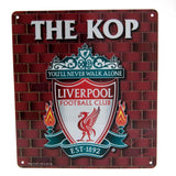 Liverpool FC The Kop skilt - 23 cm x 25 cm