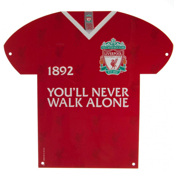 Liverpool FC Metal trøje skilt