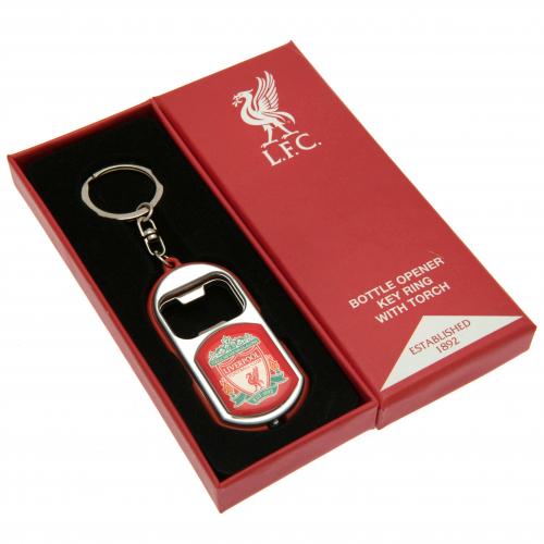 Liverpool F.C. Nøglering m. flaskeåbner - FODBOLDGAVER.DK