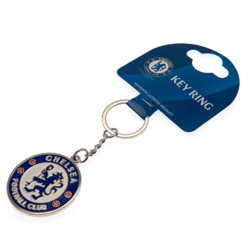 Chelsea F.C. Logo Nøglering - 45mm x 45mm - FODBOLDGAVER.DK
