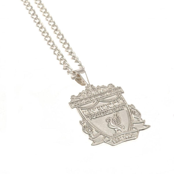 Liverpool FC Silver Plated Pendant &amp;amp; Chain XL