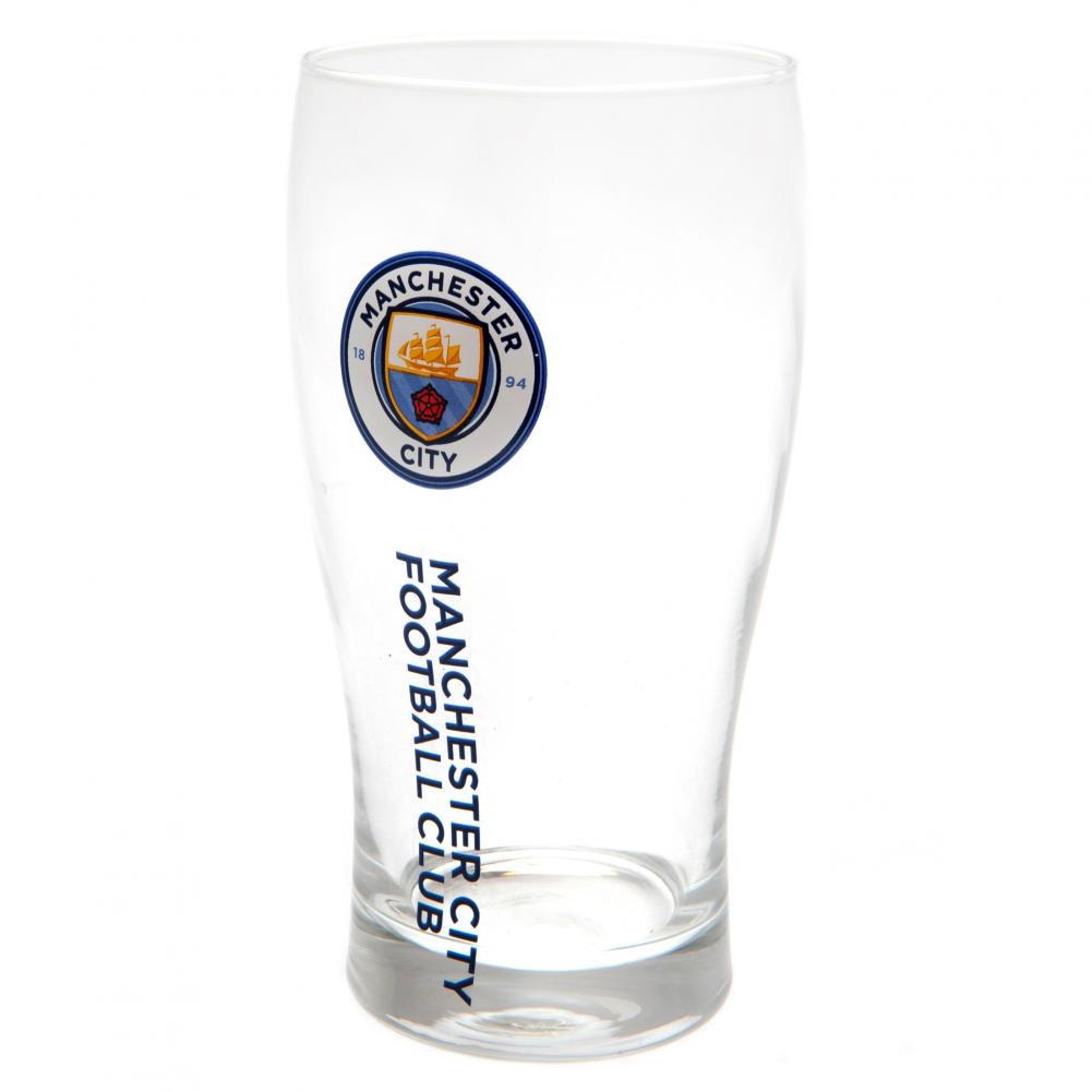 Manchester City FC Glas - 15.5 cm