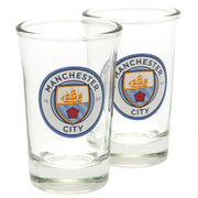 Manchester City FC Shotsglas - 2 stk