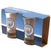 Manchester City FC Shotsglas - 2 stk