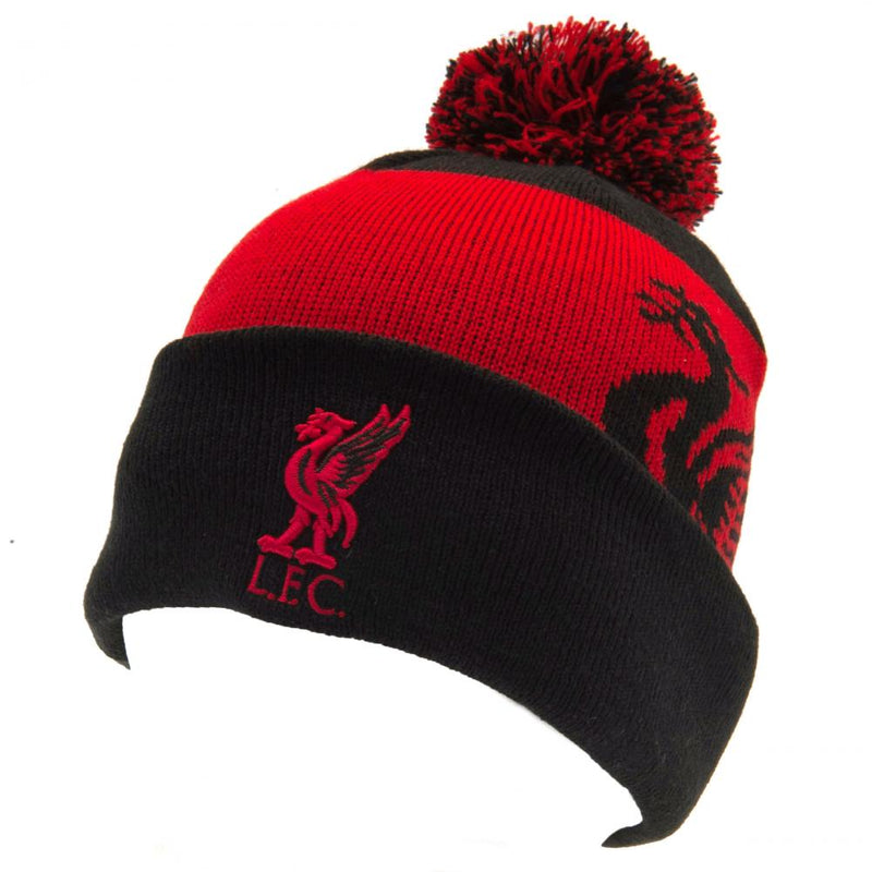 Liverpool FC Hue med kvast - Rød/sort