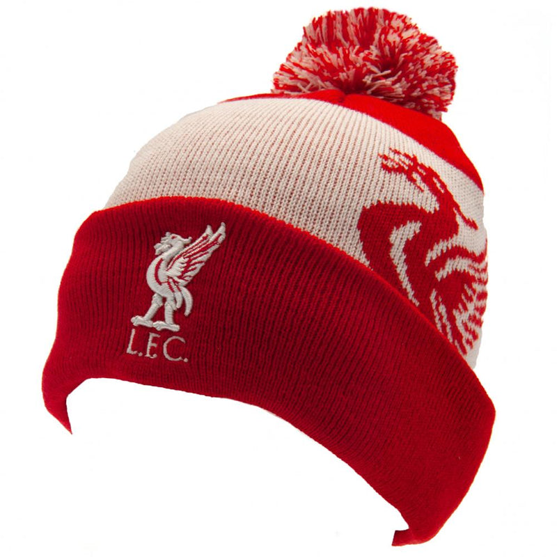 Liverpool FC Hue med kvast - Rød/hvid