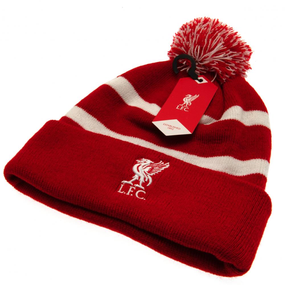 Liverpool FC Hue med kvast - Rød/hvid