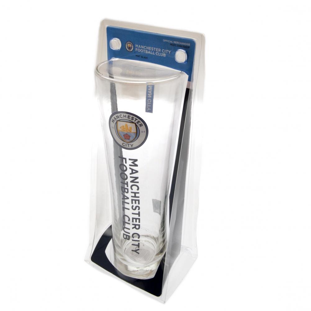 Manchester City FC Højt glas - 24 cm
