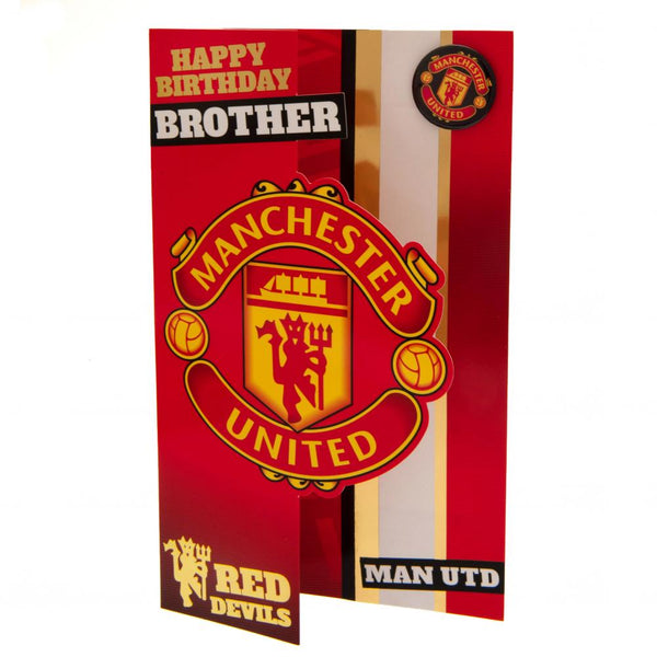 Manchester United Fødselsdagskort bror