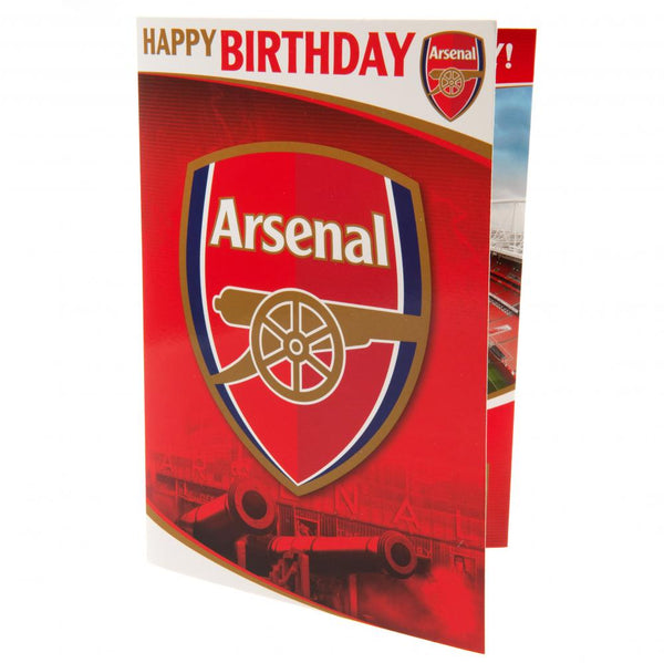 Arsenal FC Fødselsdagskort med musik