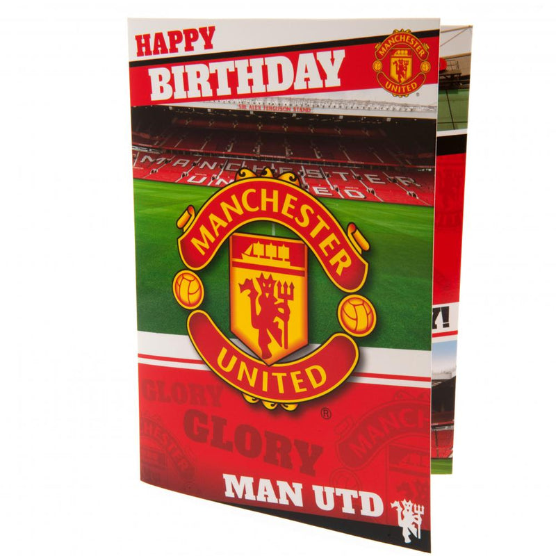 Manchester United FC Musik fødselsdagskort