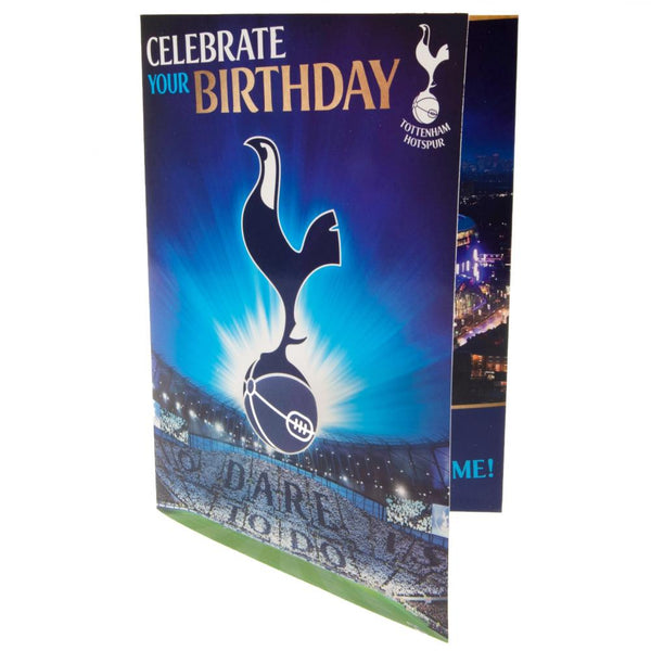 Tottenham Hotspur FC Fødselsdagskort med musik