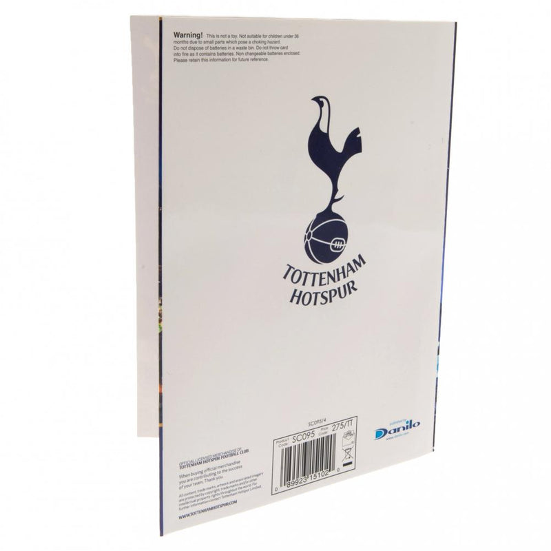 Tottenham Hotspur FC Fødselsdagskort med musik
