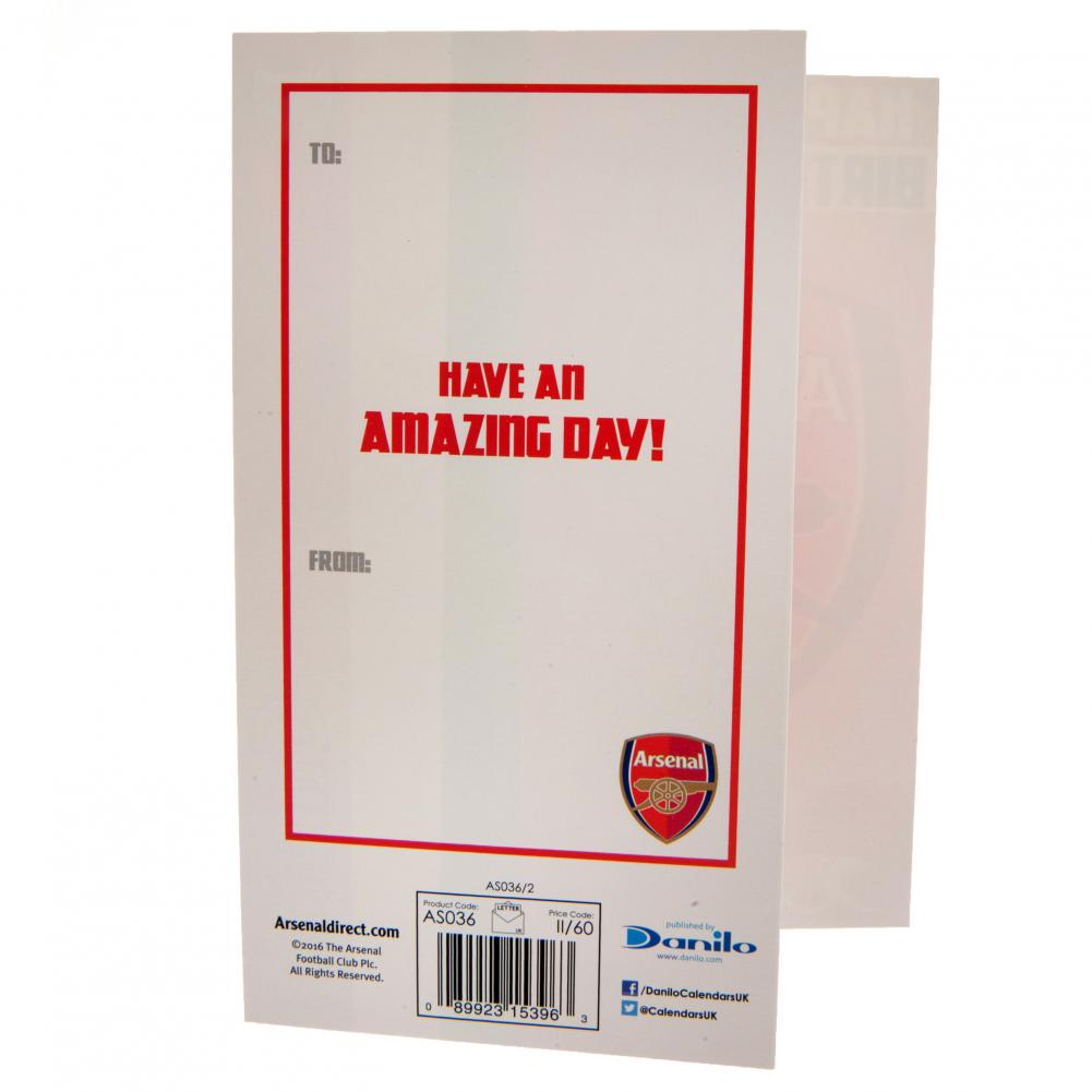 Arsenal FC Fødselsdagskort