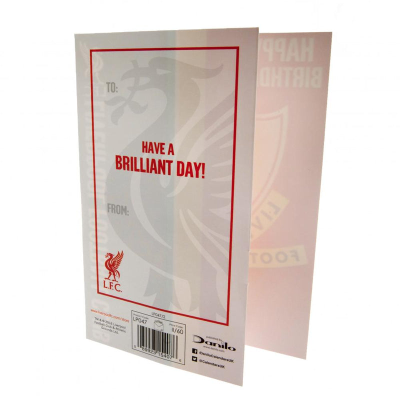 Liverpool FC Fødselsdagskort