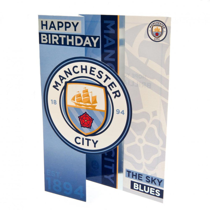 Manchester City FC Fødselsdagskort